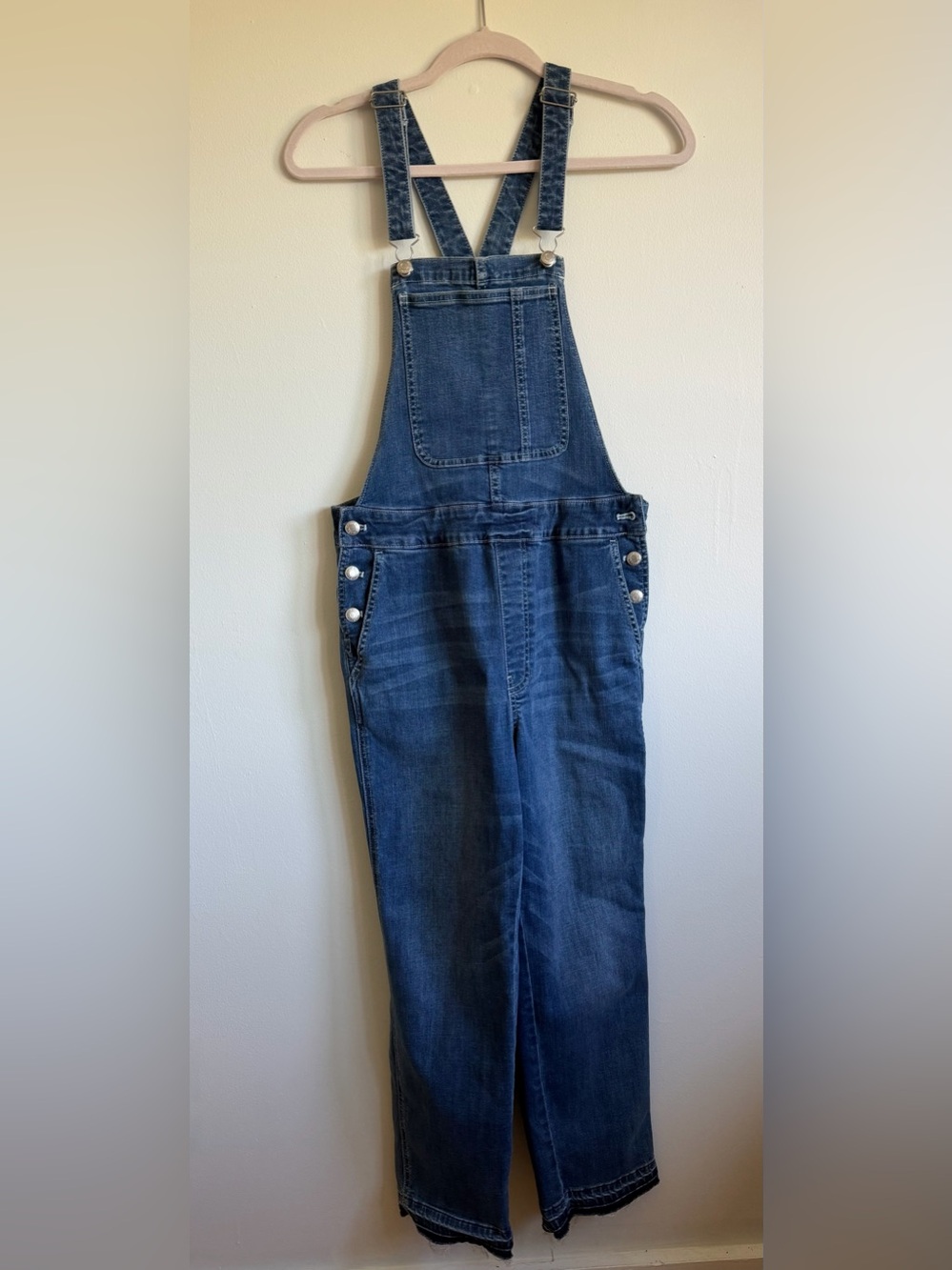 Point Sue Classic Blue Denim Overalls - Women's Jeans